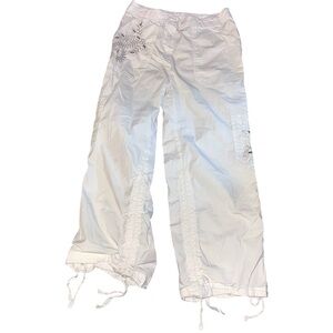 Vintage y2k early 2000s embellished cargo pants
